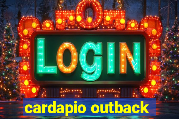 cardapio outback